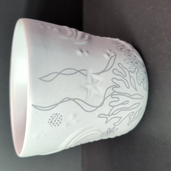 2016 Starbucks Anniversary Siren Tail 3D Gray Ceramic Coffee Mug,12 fl oz. - Picture 2 of 8